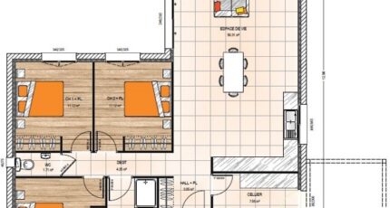 Saint-Cyr-en-Bourg Maison neuve - 1980043-961modele8202007037OC6G.jpeg Maisons Bernard Jambert