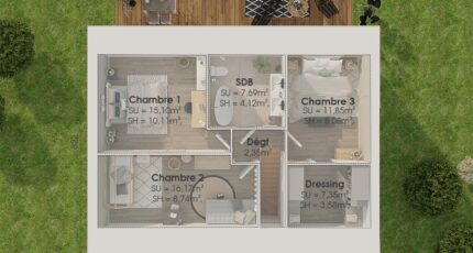 Châteauneuf-sur-Sarthe Maison neuve - 2031714-4586modele1020210617SwSk1.jpeg Maisons Bernard Jambert