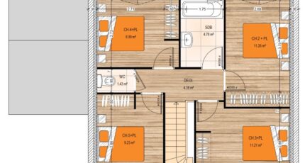 La Membrolle-sur-Longuenée Maison neuve - 2047413-939modele1020230323lMTVp.jpeg Maisons Bernard Jambert