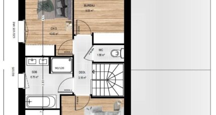 Étriché Maison neuve - 2056153-961modele920240722tyMXt.jpeg Maisons Bernard Jambert